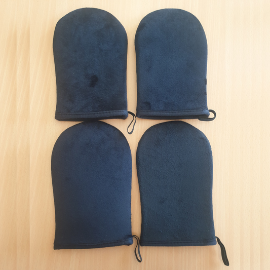 4 x Tanning Applicator Self Tan Mitt Black