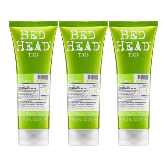 3 x Tigi Bed Head Conditioner Re Energize Urban Anti Dotes 200mL
