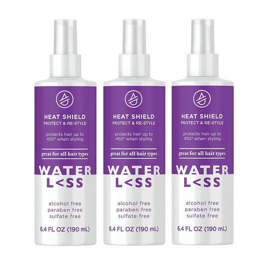 3 x Waterless Heat Shield Protect and Re Style Great for All Hair Types 190mL